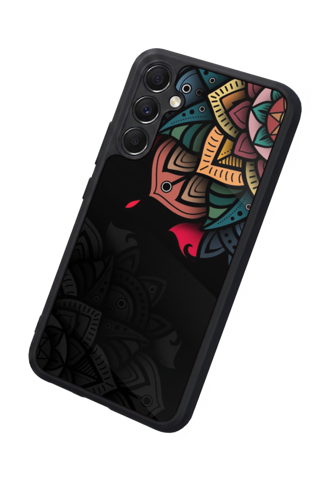 Samsung Galaxy M34 Uyumlu Mandala Tasarımlı Glossy Premium Kılıf