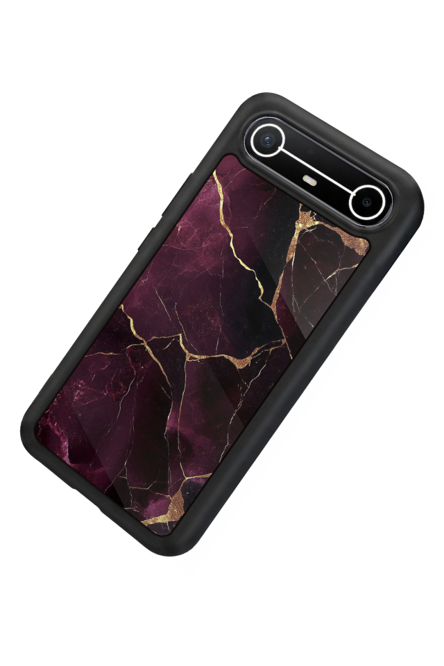 Tecno Spark Slim 5G Uyumlu Mermer Marble Tasarımlı Glossy Premium Kılıf