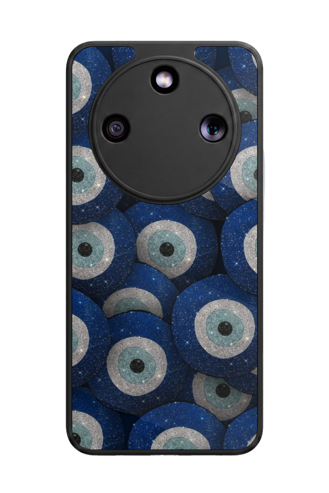 Honor Magic 8 Lite Uyumlu Nazar Tasarımlı Glossy Premium Kılıf