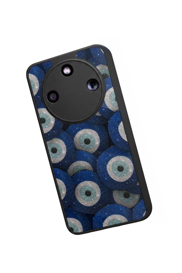 Honor Magic 8 Lite Uyumlu Nazar Tasarımlı Glossy Premium Kılıf