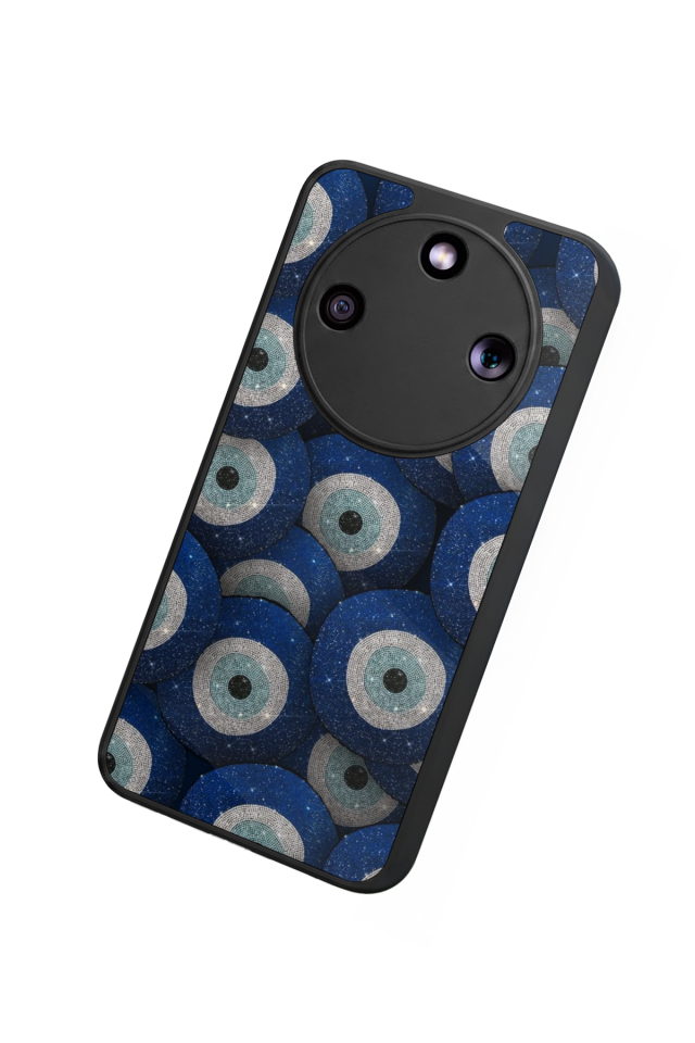 Honor Magic 8 Lite Uyumlu Nazar Tasarımlı Glossy Premium Kılıf