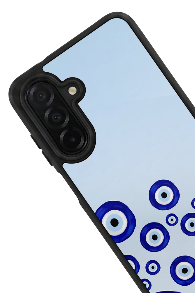 Samsung Galaxy A36 Uyumlu Nazar Tasarımlı Glossy Premium Kılıf