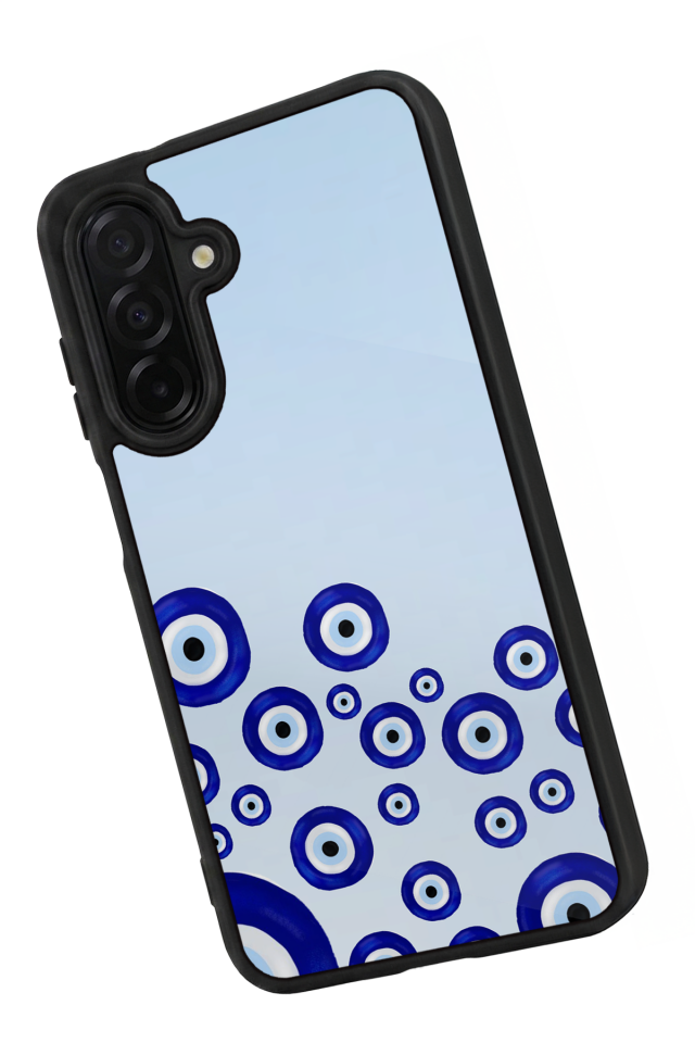 Samsung Galaxy A36 Uyumlu Nazar Tasarımlı Glossy Premium Kılıf