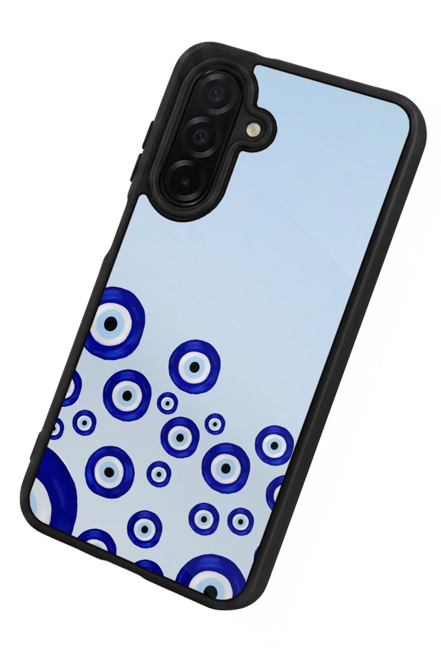 Samsung Galaxy A36 Uyumlu Nazar Tasarımlı Glossy Premium Kılıf