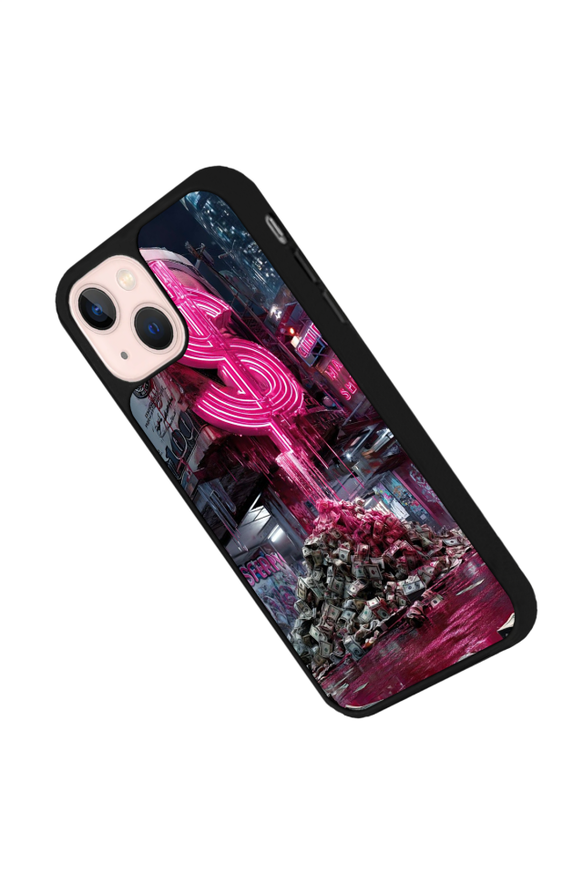 iPhone 13 Mini Uyumlu Para Tasarımlı Glossy Premium Kılıf
