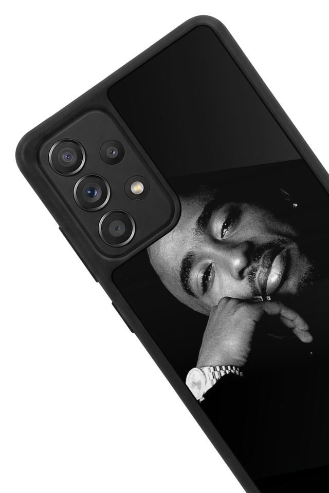 Samsung Galaxy A72 Uyumlu Tupac Tasarımlı Glossy Premium Kılıf