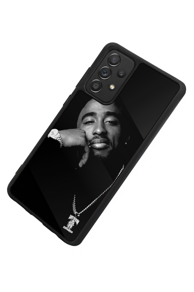 Samsung Galaxy A72 Uyumlu Tupac Tasarımlı Glossy Premium Kılıf