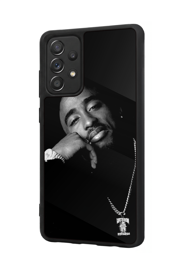 Samsung Galaxy A72 Uyumlu Tupac Tasarımlı Glossy Premium Kılıf