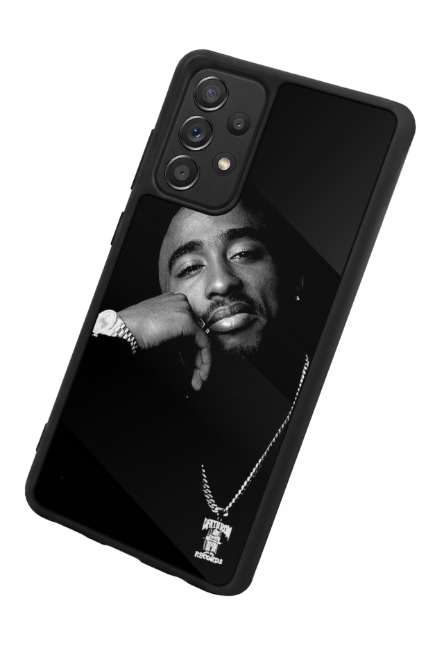 Samsung Galaxy A72 Uyumlu Tupac Tasarımlı Glossy Premium Kılıf