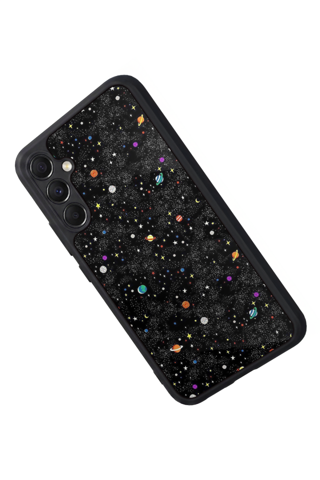 Samsung Galaxy A34 Uyumlu Uzay Tasarımlı Glossy Premium Kılıf