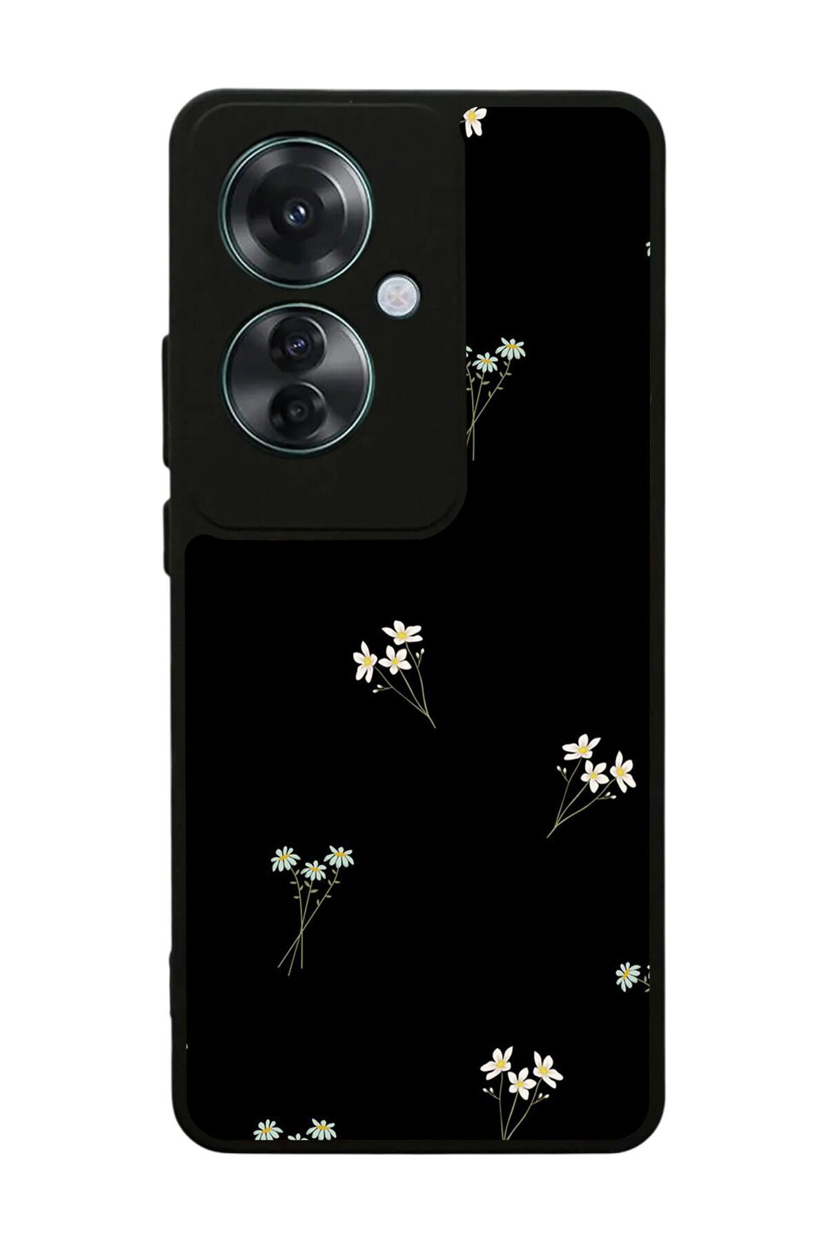 Oppo Reno 11F Uyumlu Cicek Tasarımlı Glossy Premium Kılıf