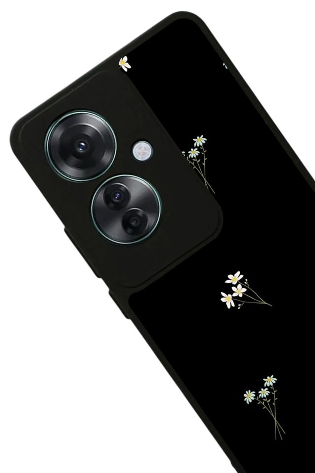 Oppo Reno 11F Uyumlu Cicek Tasarımlı Glossy Premium Kılıf