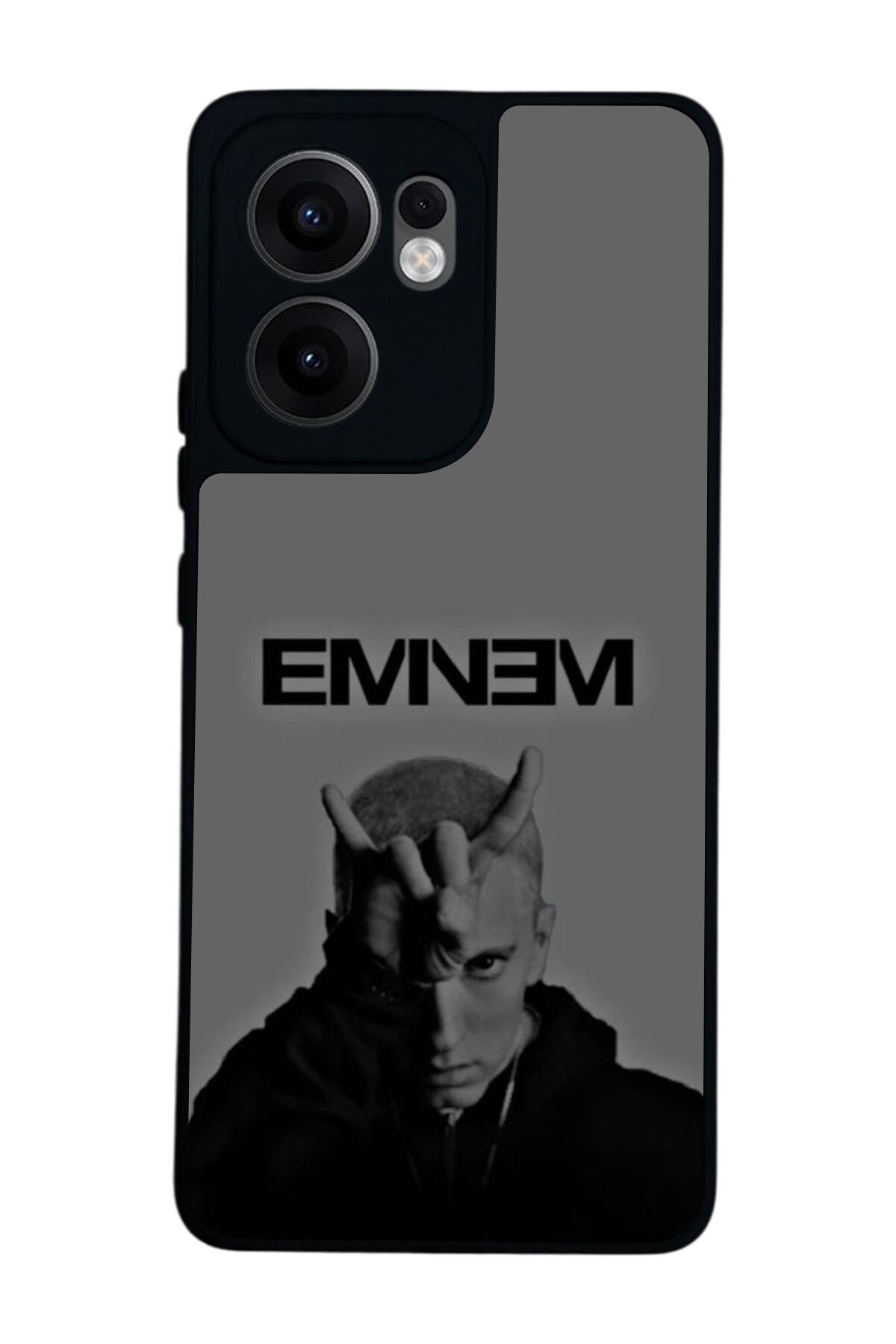 Oppo Reno 13F Uyumlu Eminem Tasarımlı Glossy Premium Kılıf