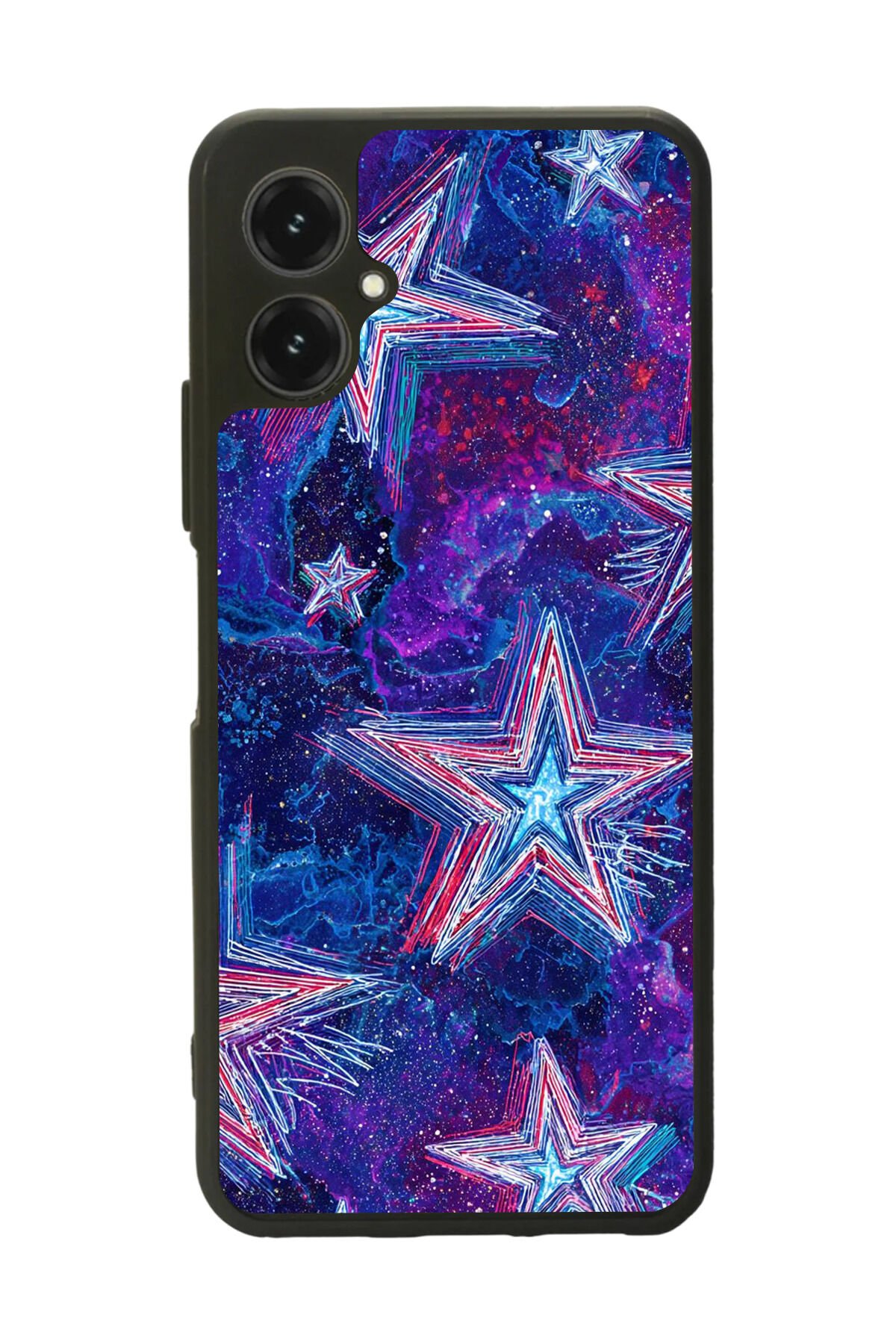 Omix X5 Uyumlu Retro Yildizlar Tasarımlı Glossy Premium Kılıf