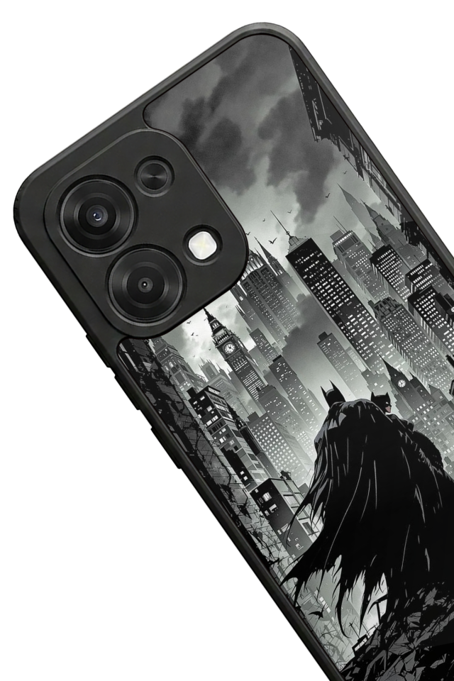 Oppo A6 Pro Uyumlu Batman Tasarımlı Glossy Premium Kılıf