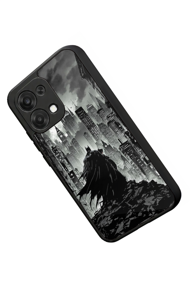 Oppo A6 Pro Uyumlu Batman Tasarımlı Glossy Premium Kılıf