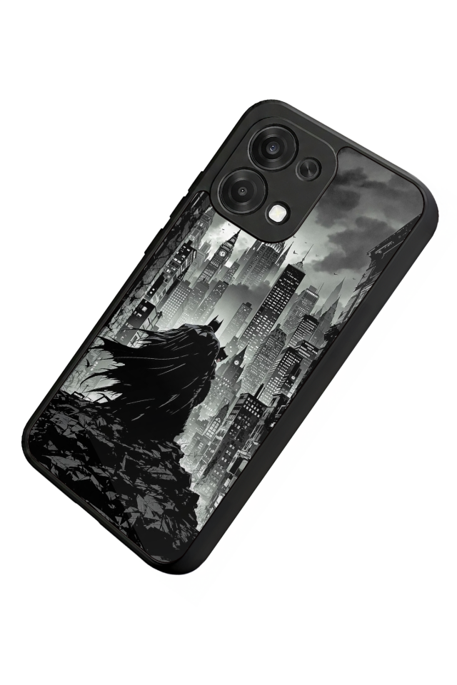 Oppo A6 Pro Uyumlu Batman Tasarımlı Glossy Premium Kılıf