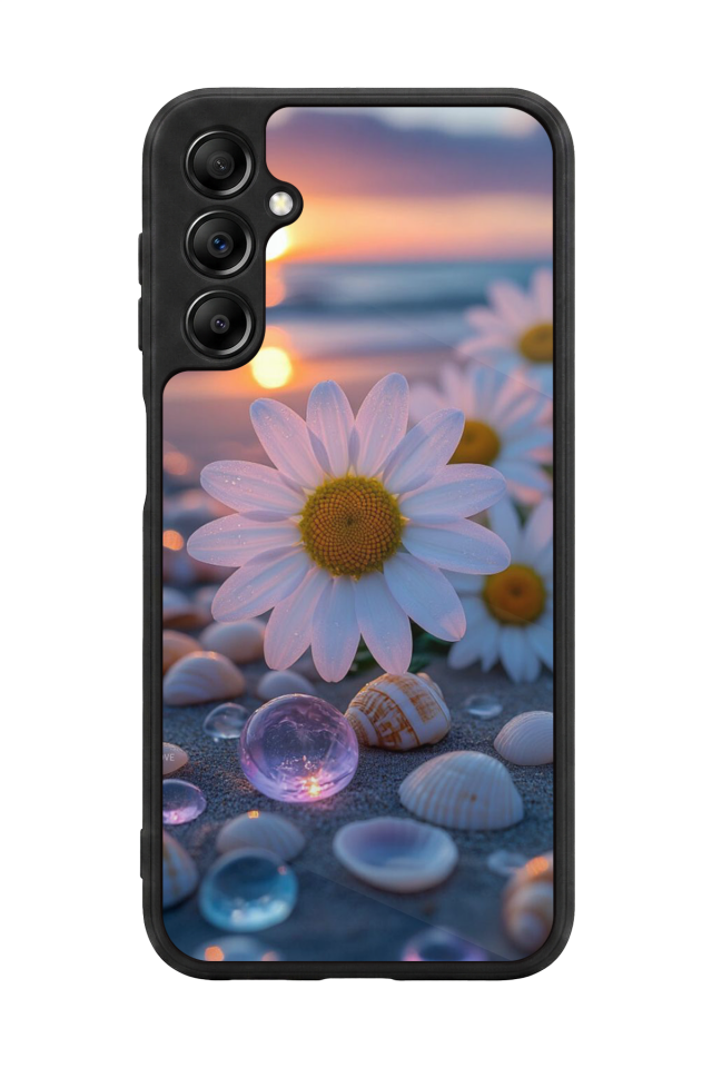 Samsung Galaxy A14 Uyumlu Cicek Tasarımlı Glossy Premium Kılıf