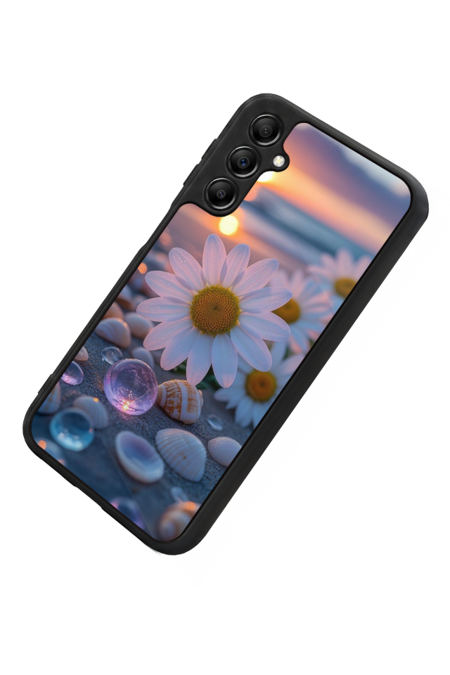 Samsung Galaxy A14 Uyumlu Cicek Tasarımlı Glossy Premium Kılıf