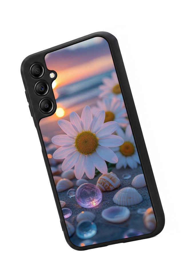 Samsung Galaxy A14 Uyumlu Cicek Tasarımlı Glossy Premium Kılıf