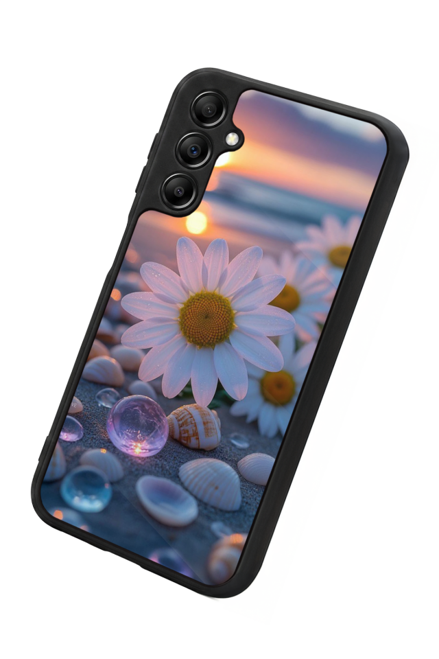 Samsung Galaxy A14 Uyumlu Cicek Tasarımlı Glossy Premium Kılıf