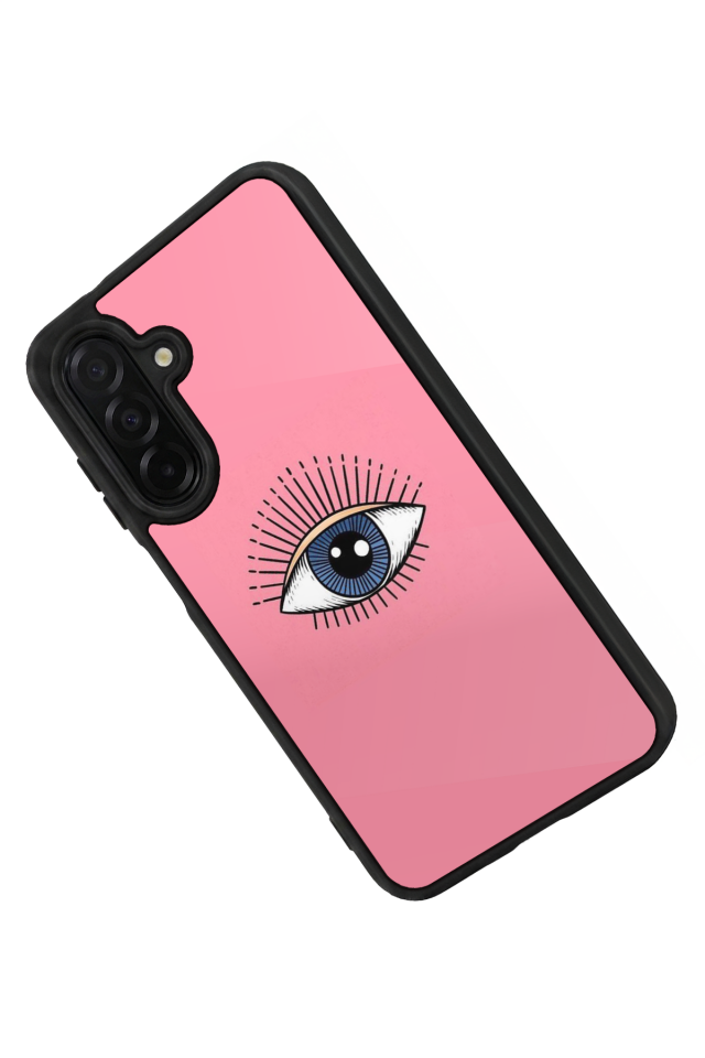 Samsung Galaxy A26 Uyumlu Göz Tasarımlı Glossy Premium Kılıf