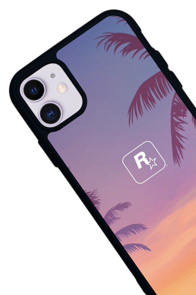 iPhone 11 Uyumlu GTA Tasarımlı Glossy Premium Kılıf