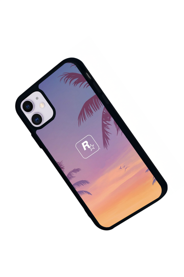 iPhone 11 Uyumlu GTA Tasarımlı Glossy Premium Kılıf