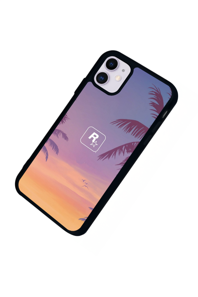 iPhone 11 Uyumlu GTA Tasarımlı Glossy Premium Kılıf