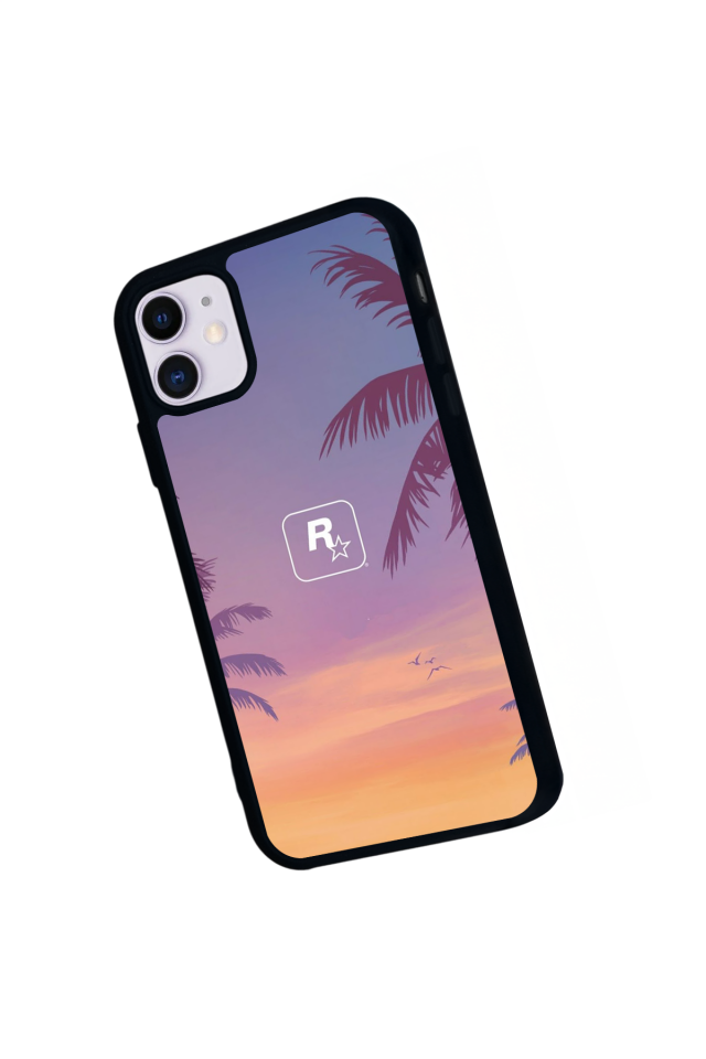 iPhone 11 Uyumlu GTA Tasarımlı Glossy Premium Kılıf