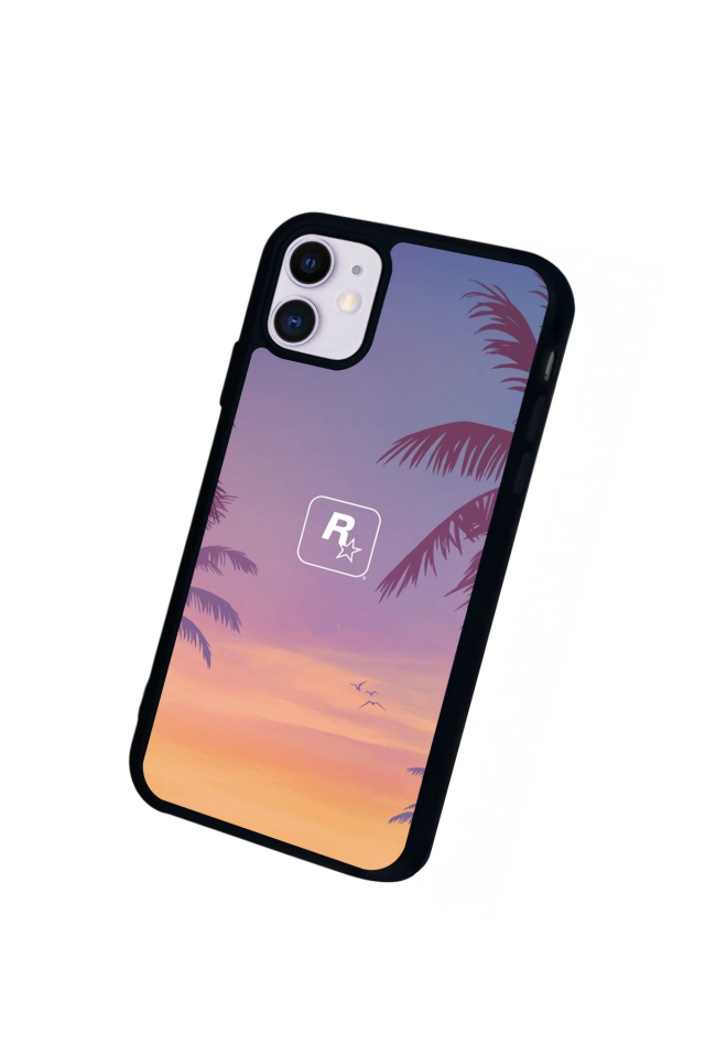 iPhone 11 Uyumlu GTA Tasarımlı Glossy Premium Kılıf