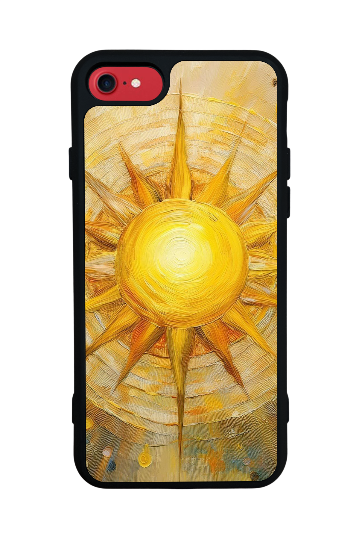 iPhone 8 Uyumlu Güneş Tasarımlı Glossy Premium Kılıf