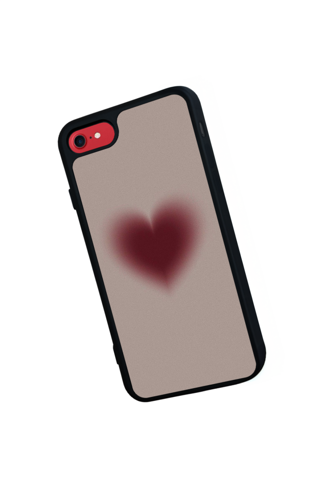 iPhone 7 Uyumlu Kalp Love Tasarımlı Glossy Premium Kılıf