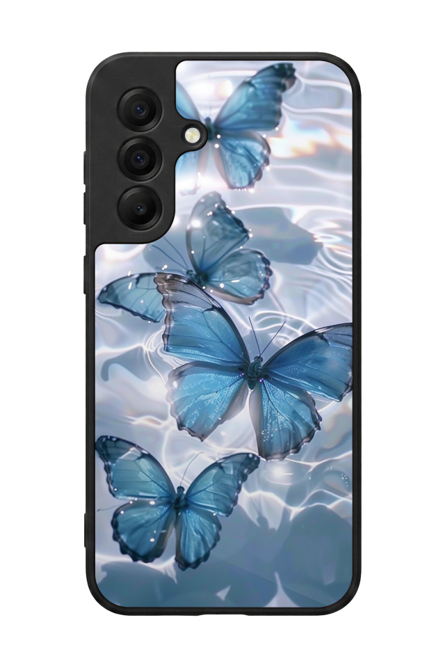 Samsung Galaxy A17 Uyumlu Kelebek Tasarımlı Glossy Premium Kılıf