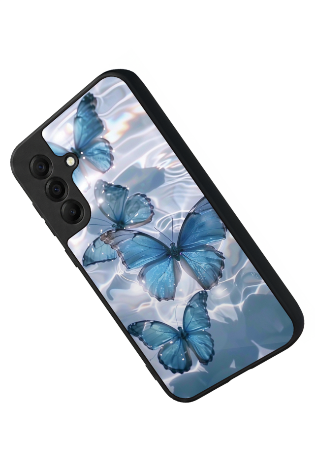 Samsung Galaxy A17 Uyumlu Kelebek Tasarımlı Glossy Premium Kılıf