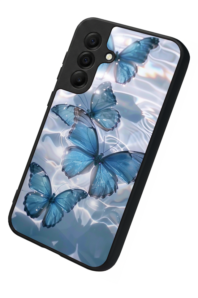 Samsung Galaxy A17 Uyumlu Kelebek Tasarımlı Glossy Premium Kılıf