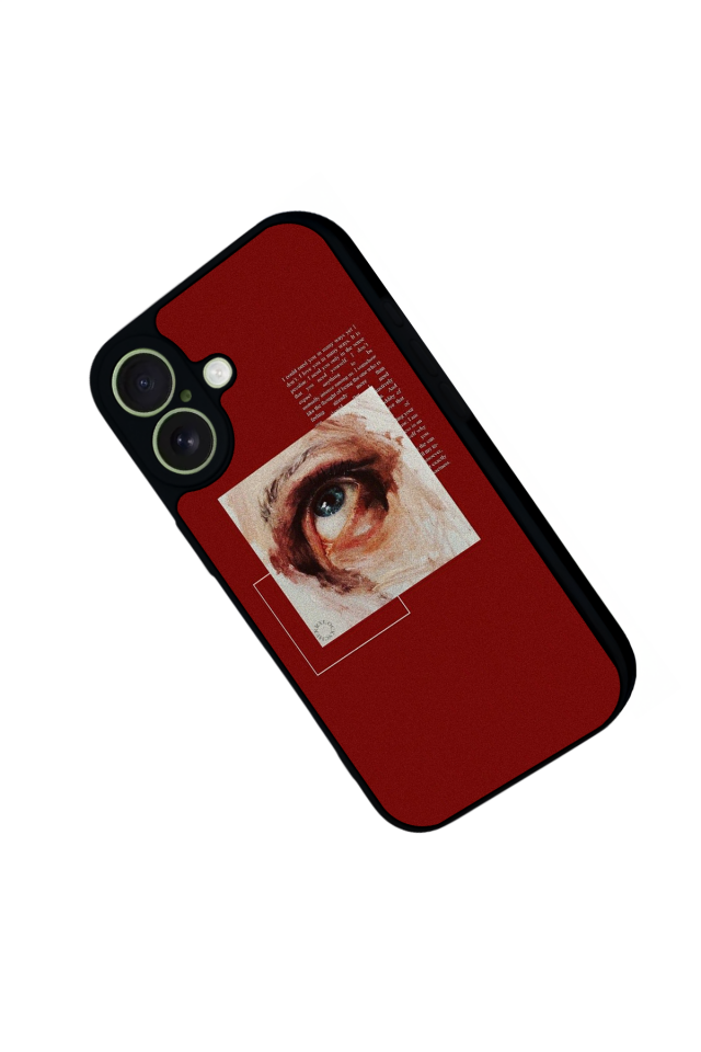 iPhone 17 Uyumlu Kirmizi Tasarımlı Glossy Premium Kılıf