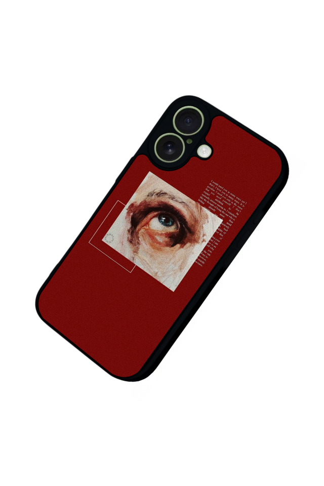 iPhone 17 Uyumlu Kirmizi Tasarımlı Glossy Premium Kılıf