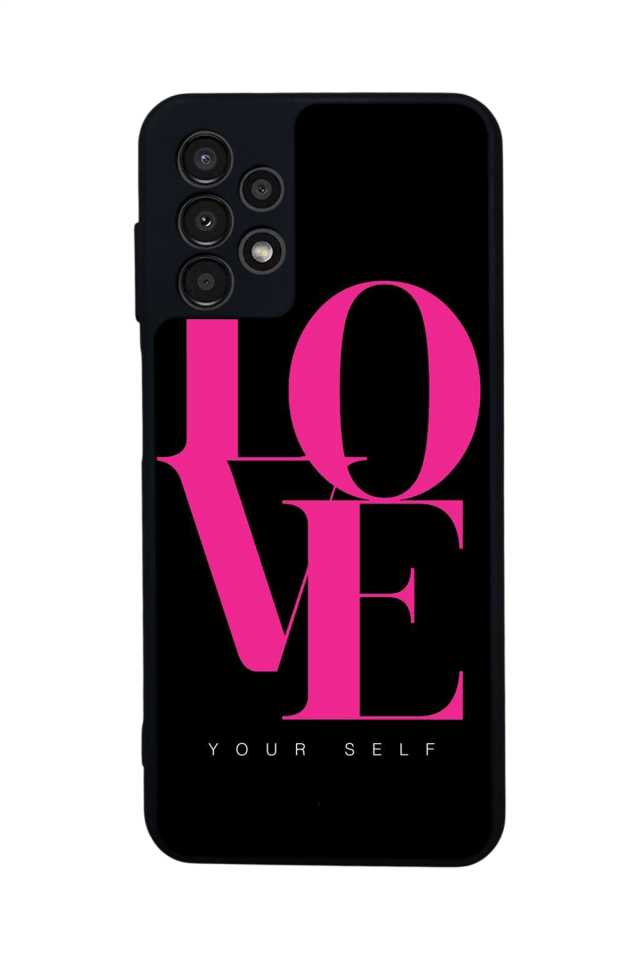 Samsung Galaxy A13 Uyumlu Love Tasarımlı Glossy Premium Kılıf