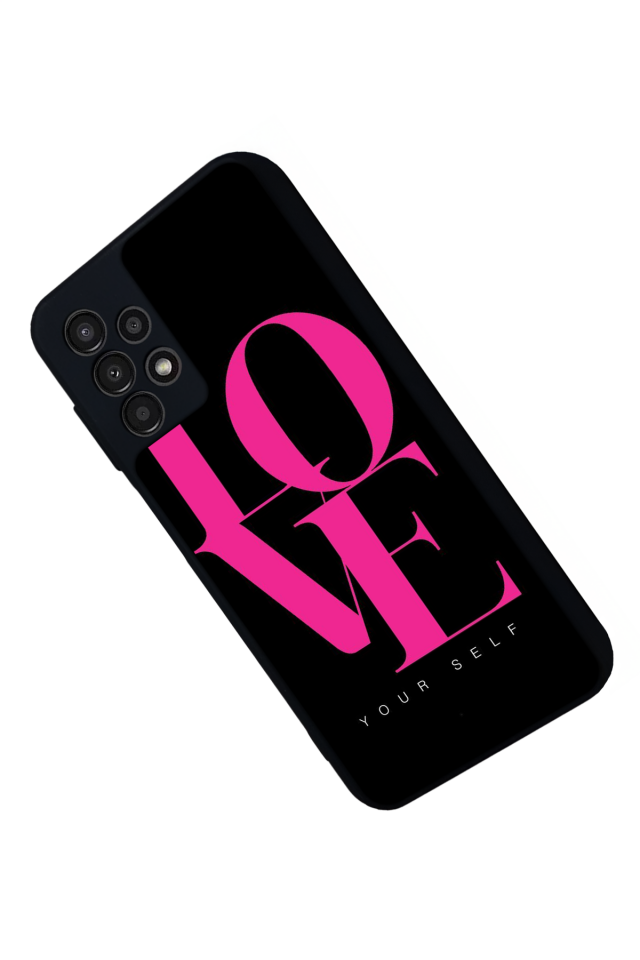 Samsung Galaxy A13 Uyumlu Love Tasarımlı Glossy Premium Kılıf