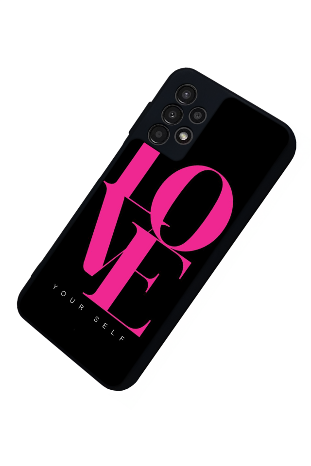 Samsung Galaxy A13 Uyumlu Love Tasarımlı Glossy Premium Kılıf