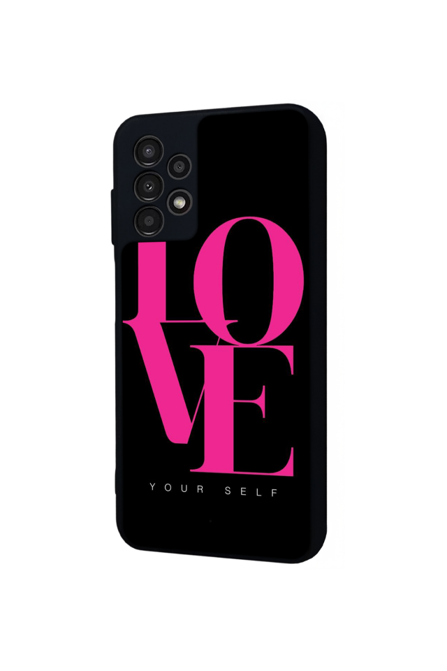 Samsung Galaxy A13 Uyumlu Love Tasarımlı Glossy Premium Kılıf