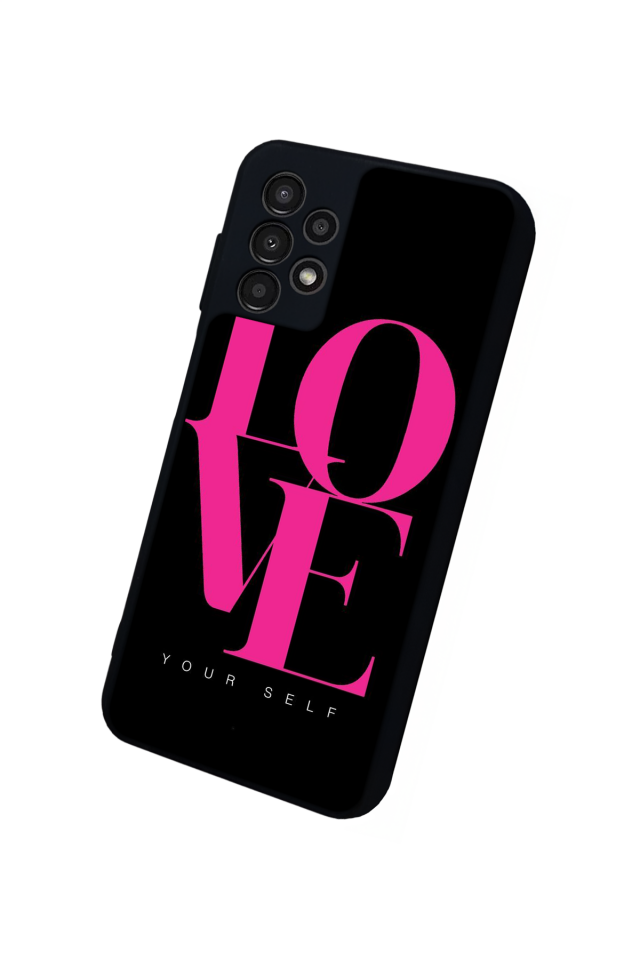 Samsung Galaxy A13 Uyumlu Love Tasarımlı Glossy Premium Kılıf