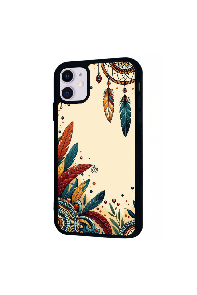 iPhone 11 Uyumlu Mandala Tasarımlı Glossy Premium Kılıf