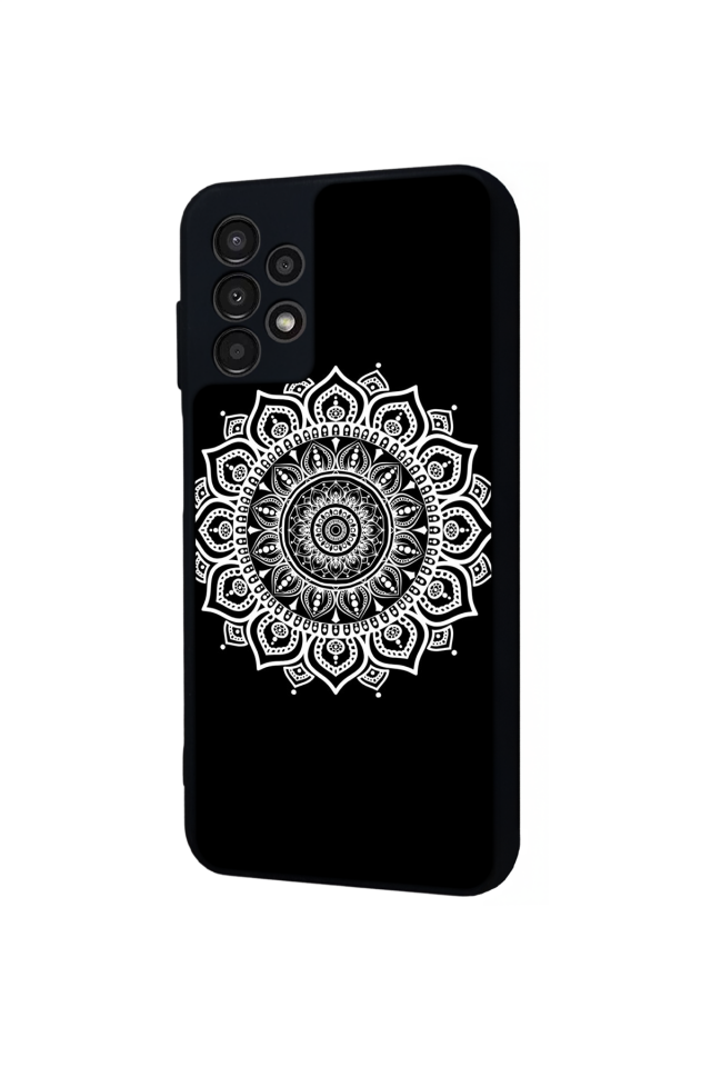 Samsung Galaxy A13 Uyumlu Mandala Tasarımlı Glossy Premium Kılıf