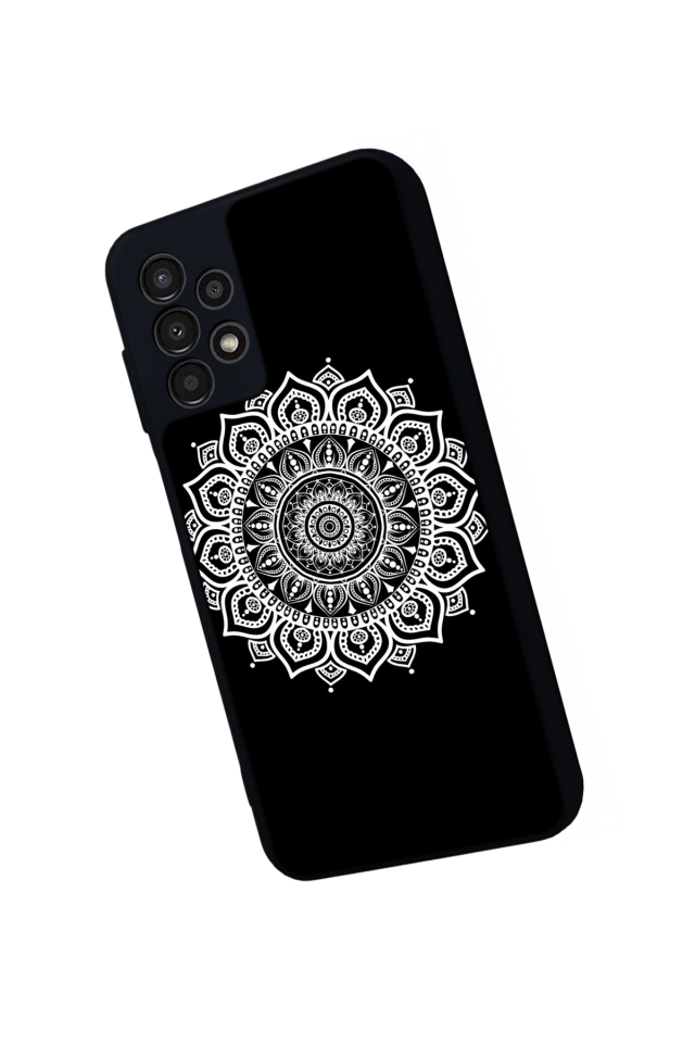 Samsung Galaxy A13 Uyumlu Mandala Tasarımlı Glossy Premium Kılıf