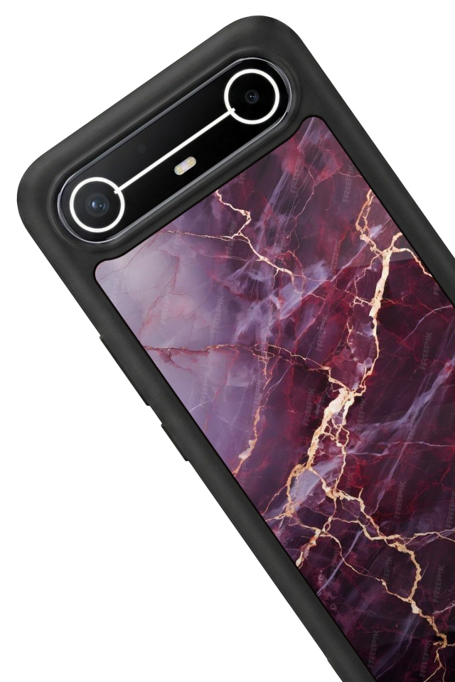 Tecno Spark Slim 5G Uyumlu Mermer Marble Tasarımlı Glossy Premium Kılıf