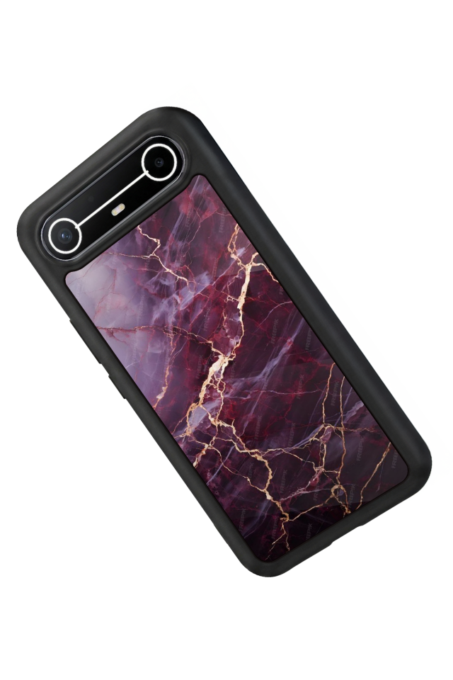 Tecno Spark Slim 5G Uyumlu Mermer Marble Tasarımlı Glossy Premium Kılıf