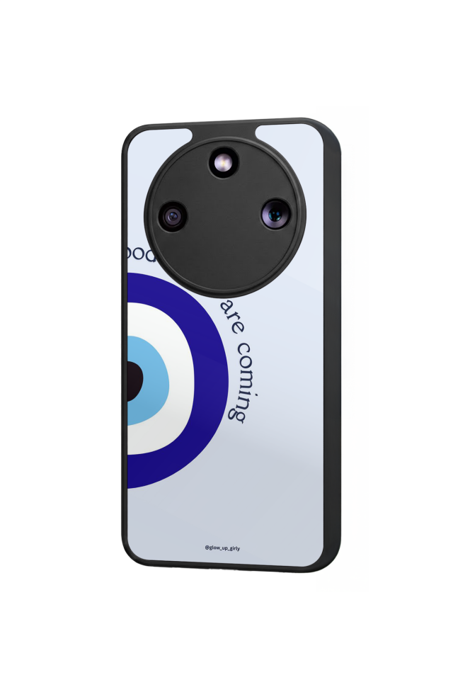 Honor Magic 8 Lite Uyumlu Nazar Tasarımlı Glossy Premium Kılıf