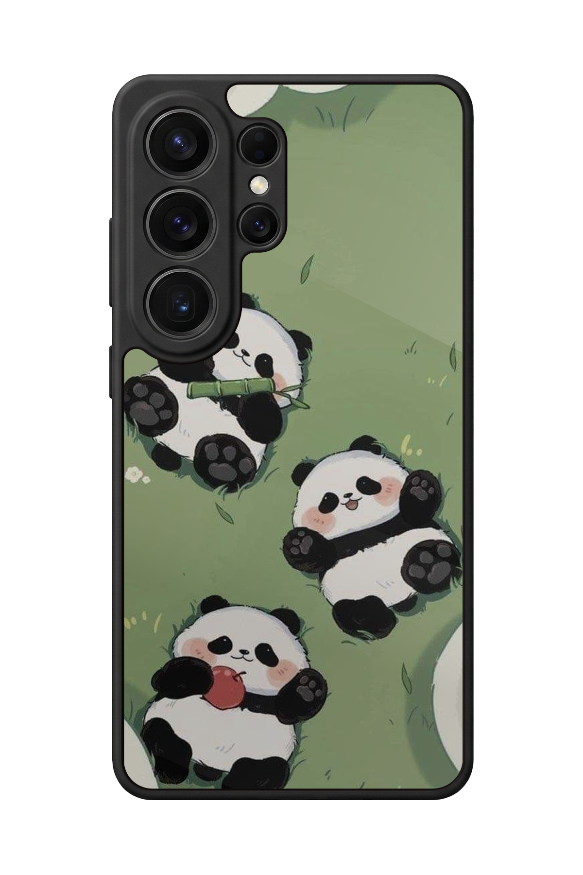 Samsung Galaxy S26 Ultra Uyumlu Panda Tasarımlı Glossy Premium Kılıf